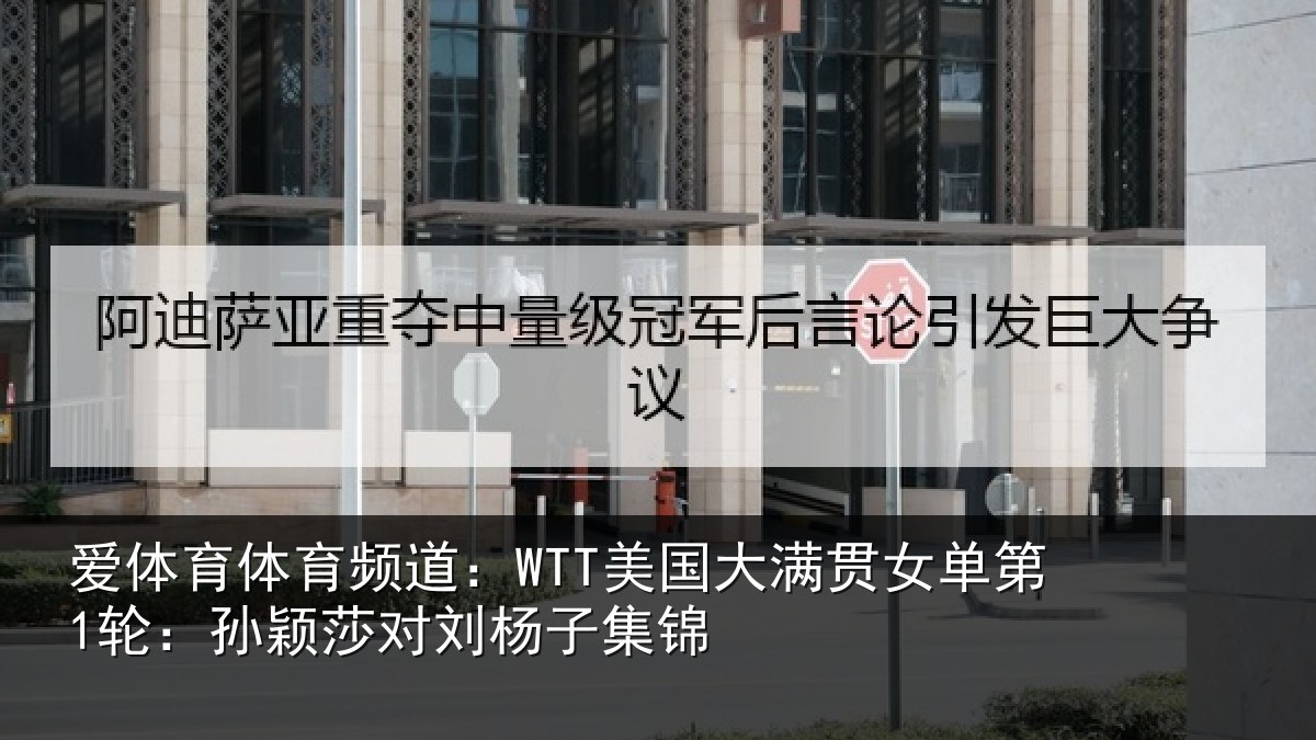 爱体育体育频道：WTT美国相关情况颖莎对刘杨子集锦